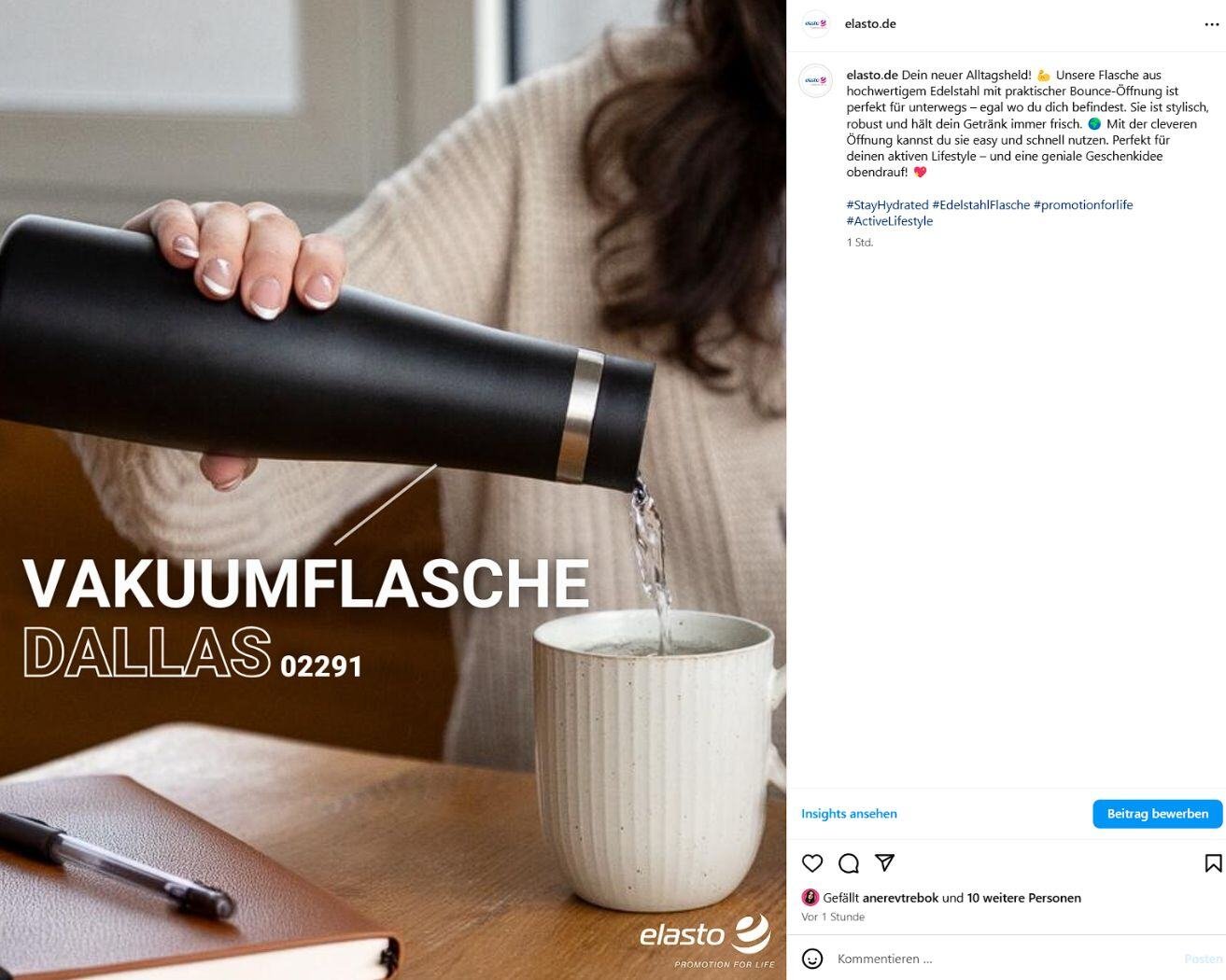 Vakuumflasche Dallas